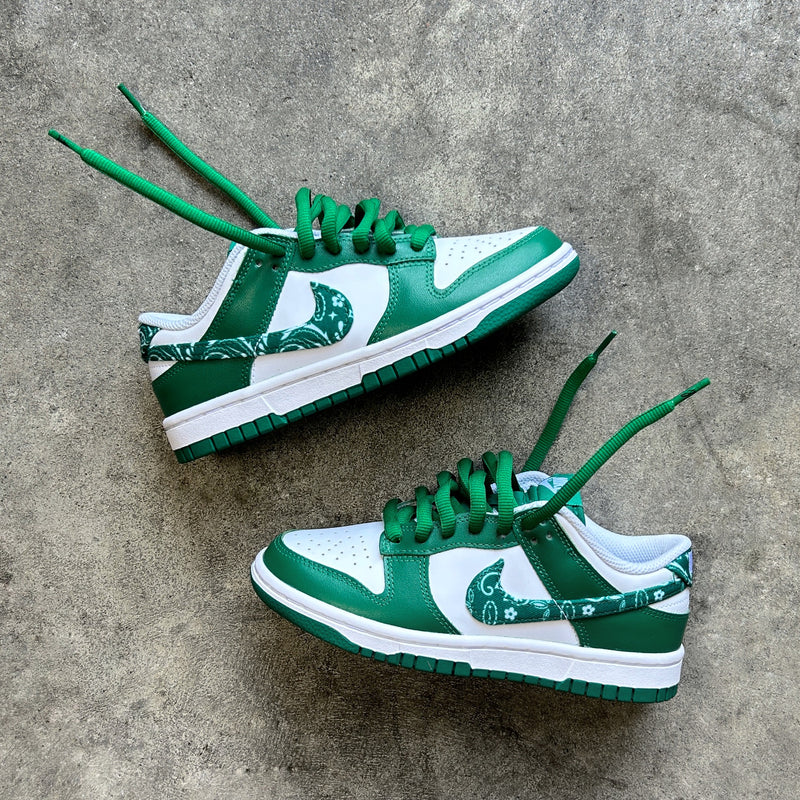 Nike green laces hotsell