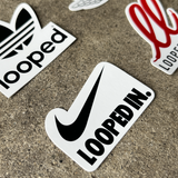 Looped Laces 4-pack sticker pack with Adidas, Air Jordan and Nike style stickers slated