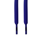 Looped Laces Indigo purple blue oval shoelaces hanging